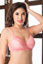 Lace Padded Non-Wired Full Cup Bra - 2