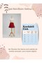 Girl's Red Pleated Skirt with Bow Detail (Ages 5-14) - 2