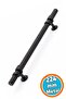 Furniture Kitchen Cabinet Drawer Cabinet Handles Cover Handle Handle Black 224 mm Metal Handle