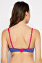 Padded Non-Wired Full Cup T-shirt Bra in Royal Blue - 5