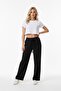 Women's Elastic Waist Comfortable Fit Linen Trousers