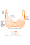 Padded Non-Wired Full Cup Printed T-Shirt Bra in White - 3