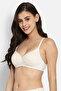 Padded Non-Wired Full Cup T-Shirt Bra in White - Cotton - 3