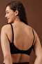 Non-Padded Non-Wired Spacer Cup Full Figure Bra in Black - Cotton - 5