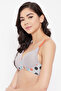 Padded Non-Wired Full Cup Multiway T-shirt Bra in Grey - 3