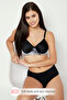 Padded Non-Wired Full Cup T-shirt Bra in Black