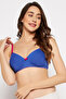 Padded Non-Wired Full Cup T-shirt Bra in Royal Blue