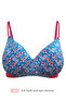 Padded Non-Wired Full Coverage Printed T-shirt Bra