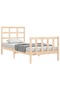 Bed frame with headboard, 90x200 cm, solid wood - 3