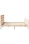 Bed frame with headboard, 160x200 cm, solid wood - 7