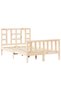 4FT Bed Frame with Headboard, Small Double, Solid Wood - 2