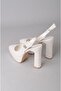 Seç 854 Platform Heel Women's Shoes (Heel:13Cm Platform:3Cm) - 5