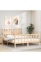 Bed frame with headboard, 160x200 cm, solid wood