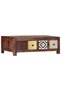 Coffee table, 90 x 50 x 30 cm, solid sheesham wood - 6
