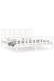 Bed frame with headboard, white, 180x200 cm, solid wood - 2