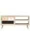 Coffee table, 90x45x40 cm, solid mango wood - 2