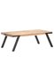 Coffee table, 114x65x40 cm, solid mango wood
