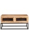 Coffee table, 90x60x40 cm, solid acacia wood - 2