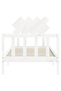 Bed frame with headboard 3FT, single, white, solid wood - 6