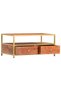 Coffee table, 90x50x40 cm, solid acacia wood - 2