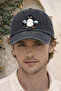 Penguin Embroidered Black Unisex Baseball Cap – Washable Vintage Style - 5
