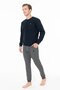 U.S. Polo Assn. Men's Long Sleeve Crew Neck Cuffed Comfortable Home Wear S26995 - 2