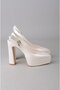 Seç 854 Platform Heel Women's Shoes (Heel:13Cm Platform:3Cm) - 2