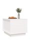 Coffee table, white, 40x50x35 cm, solid pine wood - 4