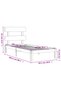 Bed frame with headboard, white, 90x200 cm, solid wood - 8