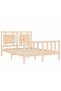 4FT Bed Frame with Headboard, Small Double, Solid Wood - 5
