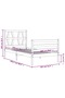Bed frame with headboard, 100x200 cm, solid wood - 8