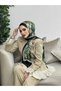 Luxury Voile Silk Shawl Hijab Foulard Scarf Shawl Flower Pattern 70 X 180 cm