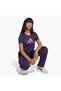 Girls Crew Neck T-Shirt With Logo Print - Short Sleeves - 3