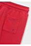 Boy's Basic Sweatpants with Elastic Cuffs Red - 3