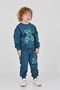 Boy's 2-Piece Set: Printed Crew Neck Sweatshirt & Jogger with Elastic Waistband and Pockets - 3