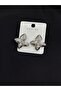 Luxury Silver Color Flower Stone Earrings - 2