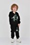 Boy's 2-Piece Set: Printed Crew Neck Sweatshirt & Jogger with Elastic Waistband and Pockets - 4