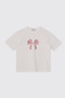 Girl's Short Sleeve Ecru T-Shirt