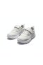 Unisex Children's Non-Slip Sole Velcro and Lace-Up Casual Sneaker White Silver - 2