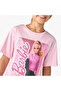 Graphic Print T-shirt with Short Sleeves - 4
