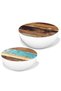 Coffee table, 2 pcs., solid recycled wood - 4
