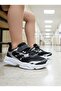 Unisex Children's Non-Slip Sole Velcro and Lace-Up Casual Sneaker Black Silver