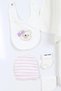 Baby Girl 10-Piece Teddy Bear Embroidered Cute Newborn Hospital Release Bodysuit Set 100% Cotton - 6