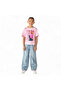 Graphic Print T-shirt with Short Sleeves - 2
