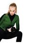 Women's Full Sleeve Zip-Up Top - 5