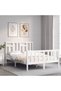 4FT Bed Frame with Headboard, Small Double, Solid Wood - 3