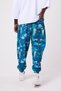 Unisex Street Style Printed Wrinkled Sports Baggy Trousers - 4