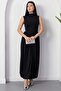 High Neckline Skirt Tulle Sleeveless Dress Grs3881 - 4