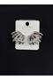 Luxury Silver Color Stone Earrings - 2
