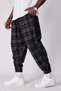 Unisex Ethnic Patterned Loose Hippie Bohemian Baggy Pants with Elastic Waist and Cuffs and Pockets Ethnic Design - 6